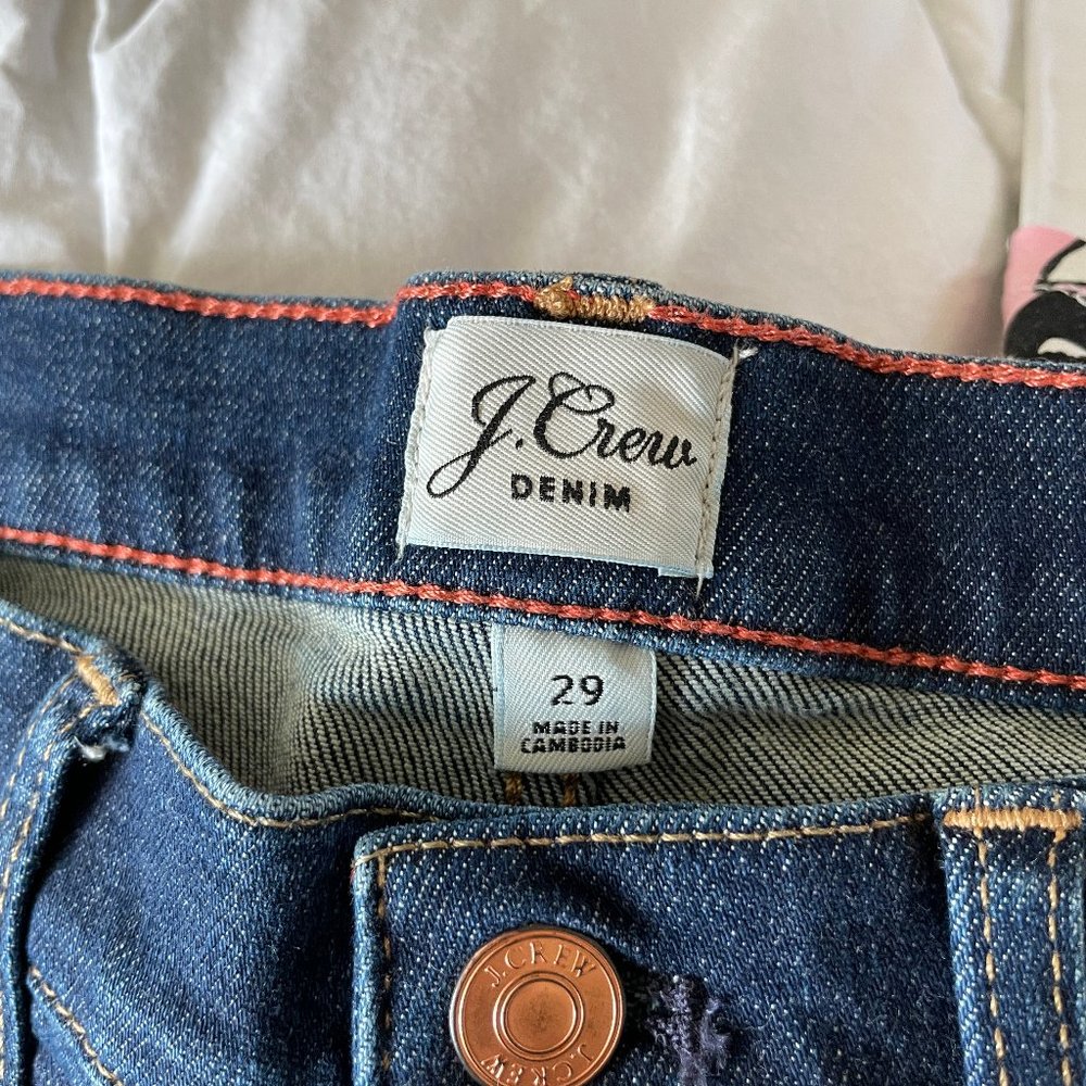 J Crew denim jeans size 29 straight leg